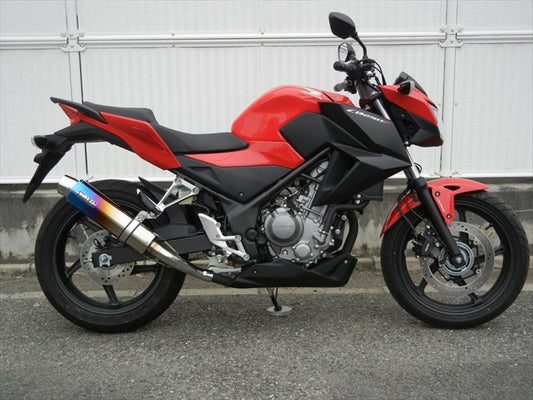 マフラー  ダブルアールズ WR`S S O ラウンド焼き色チタンサイレンサー CB250F CBR250R 14-(JBK-MC41) BK1210JM 4548916309832 取寄品