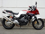 マフラー  ダブルアールズ WR`S S O ST-OVAL ソリッドタイプ CB400SF SB 08-17(EBL-NC42) OV1455JM 4548916376469 取寄品