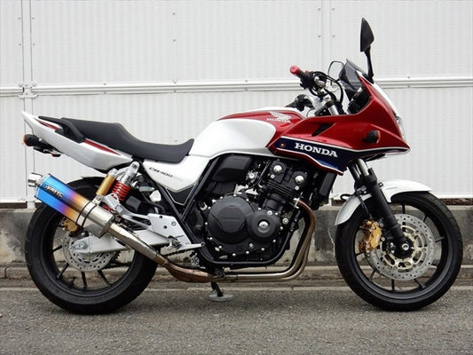 マフラー  ダブルアールズ WR`S S O ST-OVAL 焼き色タイプ CB400SF SB 08-17(EBL-NC42) SV1455JM 4548916376476 取寄品