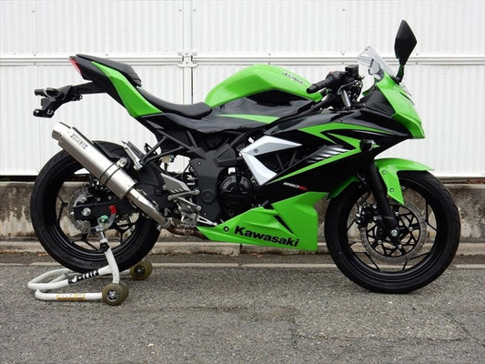 【ダブルアールズ】WR`S       S／O ラウンドソリッドチタンサイレンサー   Ninja250SL／ABS （JBK-BX250A） BT4260JM