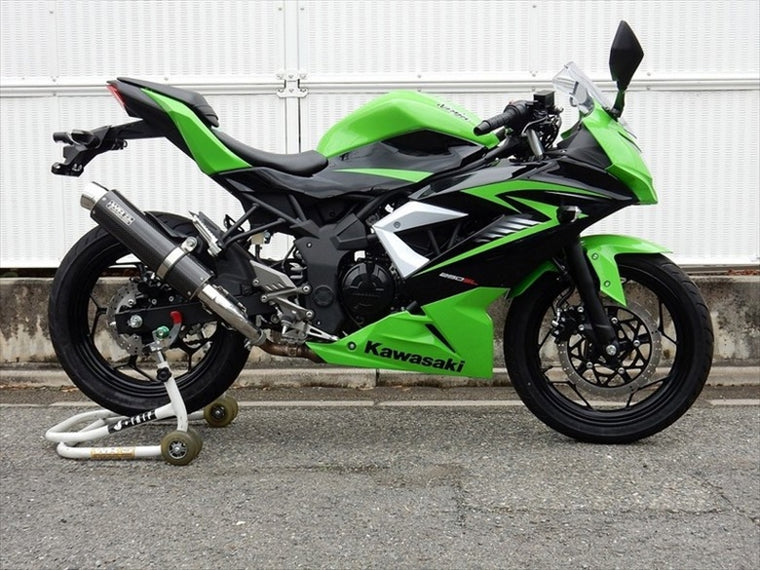 【ダブルアールズ】WR`S       S／O ラウンドカーボンサイレンサー      Ninja250SL／ABS （JBK-BX250A） BC4260JM