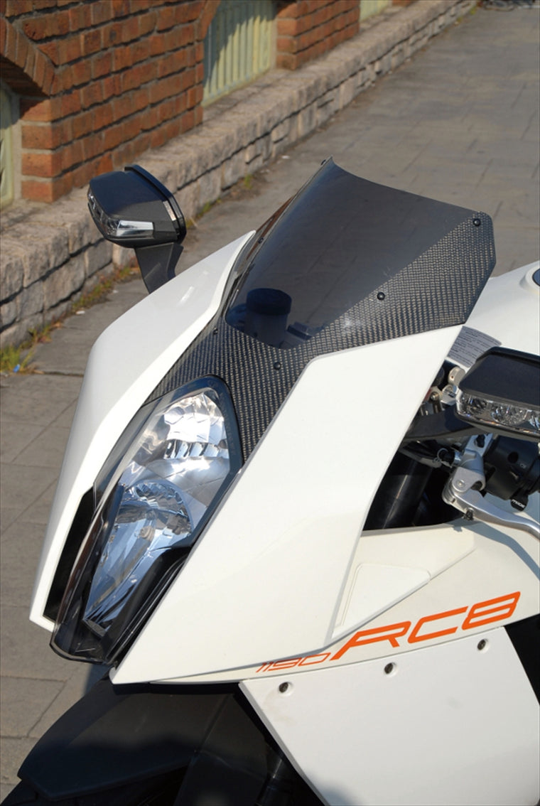 MOTO VELOCE(モトベローチェ)｜カーボントリムスクリーン 綾織/スモーク ｜D01-RC808-04A1