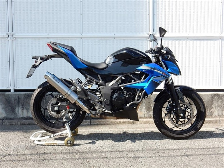 【ダブルアールズ】WR`S S／O ラウンドソリッドチタンサイレンサー Z250SL （JBK-BR250E） BT4265JM