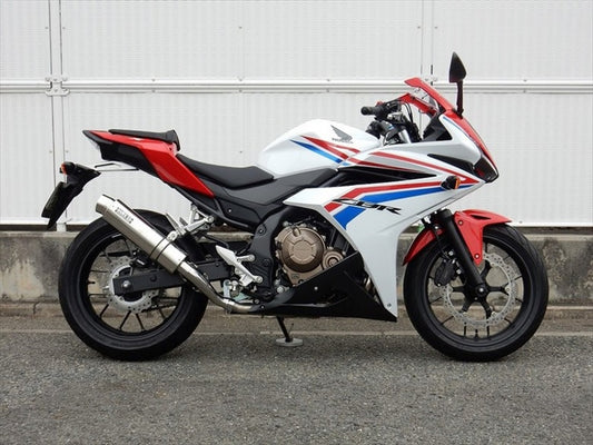 マフラー  ダブルアールズ WR`S S O ラウンドステンレスサイレンサー CBR400R 16-18(2BL-NC47) BF1430JM 4548916798070 取寄品