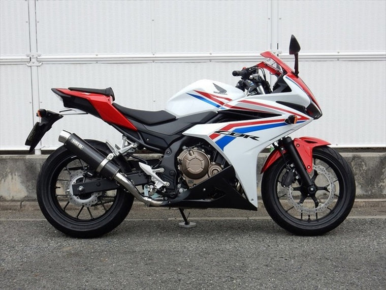 マフラー  ダブルアールズ WR`S S O ラウンドカーボンサイレンサー CBR400R 16-18(2BL-NC47) BC1430JM 4548916798087 取寄品