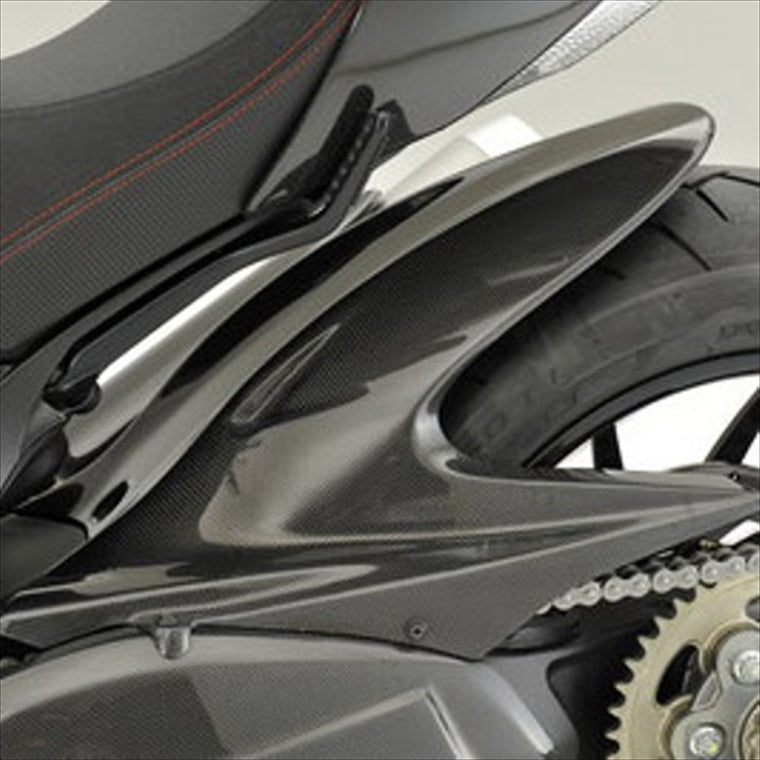 【ディライト】カーボンリアフェンダー 綾織り      DIAVEL DEP144T