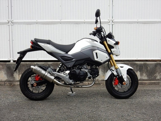 マフラー  ダブルアールズ WR`S フルEX ショートオーバル ソリッドタイプ GROM 17-19(EBJ-JC61・2BJ-JC75) LT1150JM 4548916978847 取寄品
