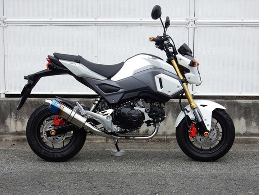 マフラー  ダブルアールズ WR`S フルEX ショートオーバル 焼き色タイプ GROM 17-19(EBJ-JC61・2BJ-JC75) LS1150JM 4549950008750 取寄品