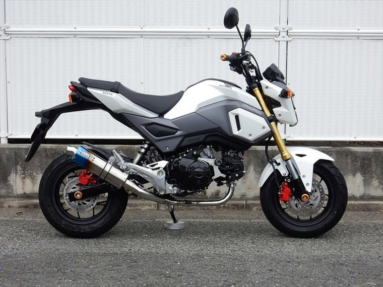 マフラー  ダブルアールズ WR`S フルEX ショートオーバル 焼き色タイプ GROM 17-19(EBJ-JC61・2BJ-JC75) LS1150JM 4549950008750 取寄品