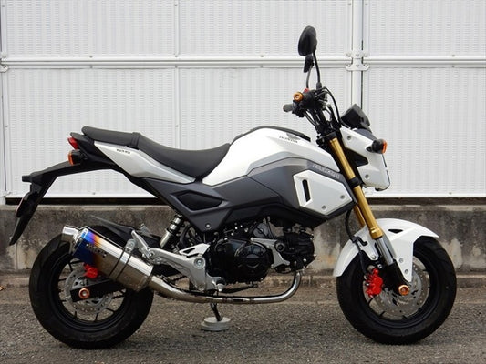 マフラー  ダブルアールズ WR`S フルEX ST-OVAL 焼き色タイプ GROM 17-19(EBJ-JC61・2BJ-JC75) LM1150JM 4549950008774 取寄品