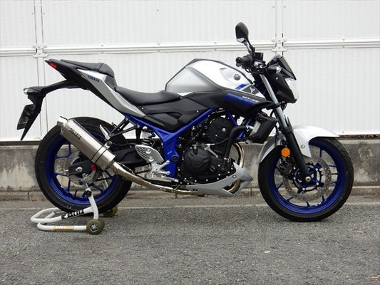 マフラー  ダブルアールズ WR`S フルEX ST-OVAL ソリッドタイプ YZF-R25 15-17(JBK-RG10J) MT-25 16-17(JBK-RG10J) LV2250JM 4549950009955 取寄品