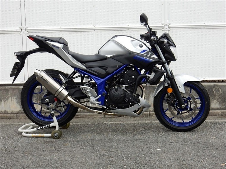 マフラー  ダブルアールズ WR`S フルEX ST-OVAL ソリッドタイプ YZF-R25 15-17(JBK-RG10J) MT-25 16-17(JBK-RG10J) LV2250JM 4549950009955 取寄品