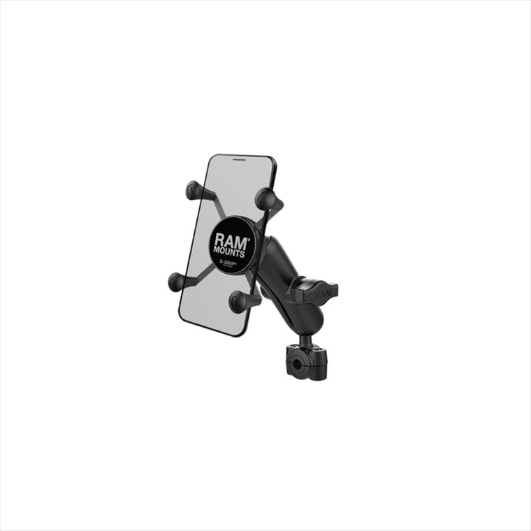 RAM MOUNTS(ラムマウント)Xグリップ S ＆バーマウントベース S セット 標準アーム φ9.5-15.8mm対応 1インチボールRAM-B-408-37-62-UN7U