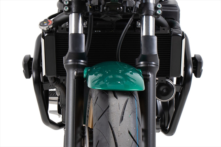 HEPCO&BECKER(ヘプコアンドベッカー) | エンジンガード ブラック クラッシュパッド付 | 5012527 00 01 | Z650RS 22-25/Z650 17-25