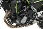 HEPCO&BECKER(ヘプコアンドベッカー) | エンジンガード ブラック クラッシュパッド付 | 5012527 00 01 | Z650RS 22-25/Z650 17-25