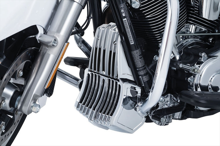 KURYAKYN(クリアキン)｜プリシジョン オイルクーラーカバークローム｜T14-KUR6417