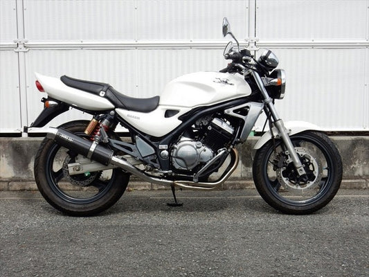 マフラー  ダブルアールズ WR`S フルEX ラウンドカーボンサイレンサー BALIUS II (BA-ZR250B) SC4210JM 4549950311973 取寄品