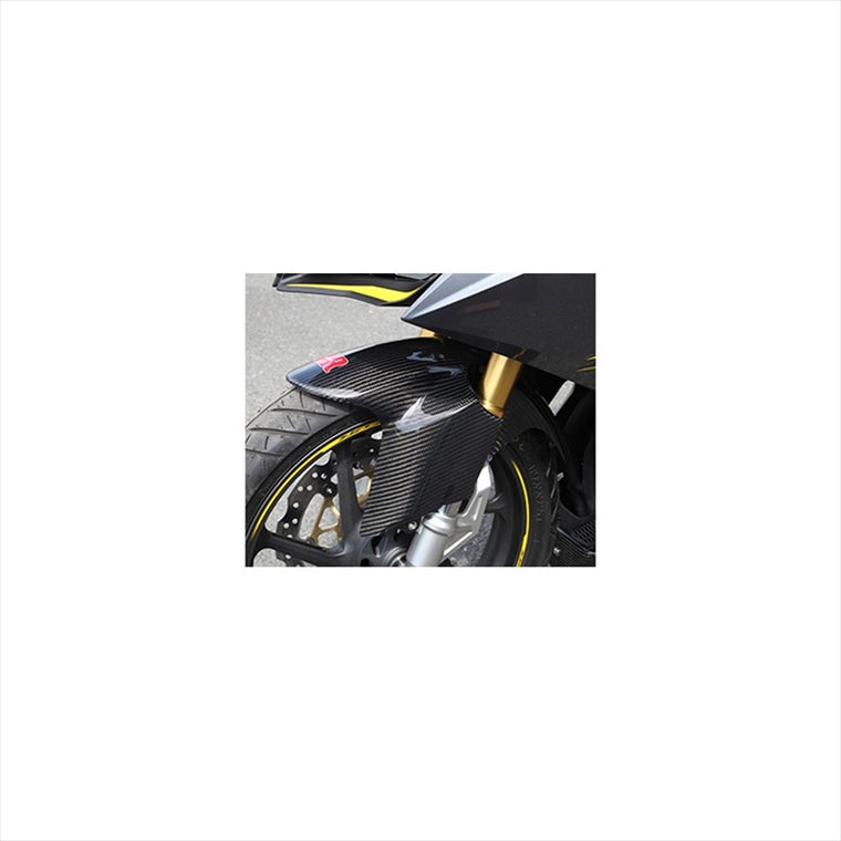 バイクパーツ 外装<br>マジカルレーシング フロントフェンダー 綾織カーボン <br>001-CBR217-400A 4549950475163<br>CBR250RR 17-<br>