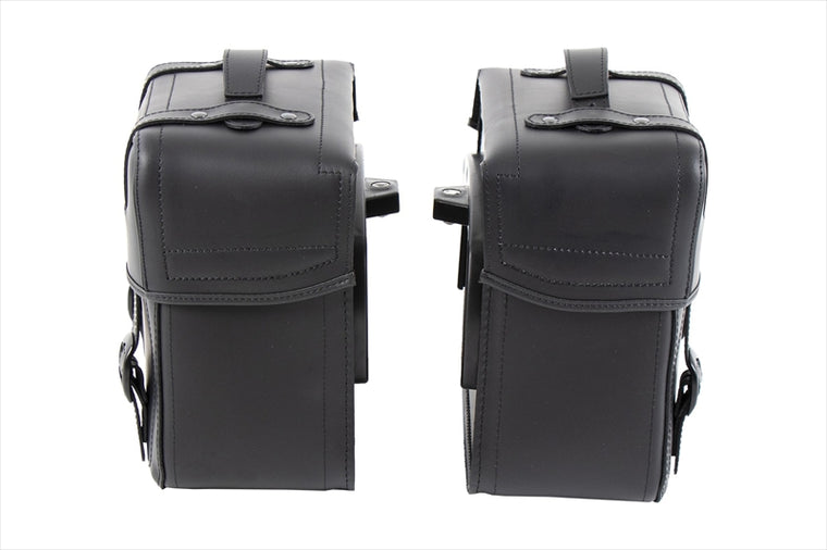 HEPCO&BECKER(ヘプコアンドベッカー) | サイドレザーバッグ ラゲッド C-Bowサイドキャリア用 左右セット | 620355 00 01 | ブラック