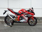 マフラー  ダブルアールズ WR`S フルEX ラウンドステンレスサイレンサー CBR250RR 17-19(2BK-MC51) LA1230JM 4549950510697 取寄品