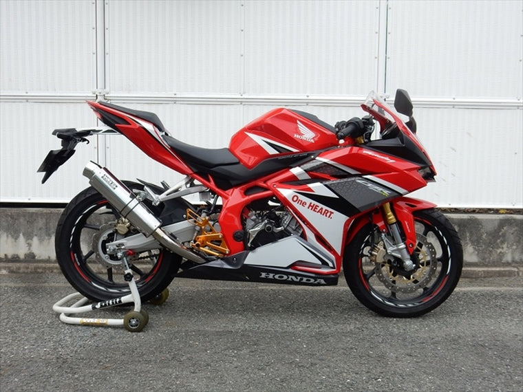 マフラー  ダブルアールズ WR`S フルEX ラウンドステンレスサイレンサー CBR250RR 17-19(2BK-MC51) LA1230JM 4549950510697 取寄品