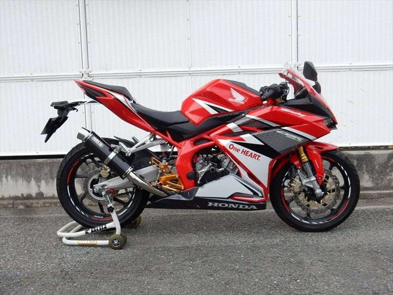 ダブルアールズ WR`S フルEX ラウンドカーボンサイレンサー CBR250RR