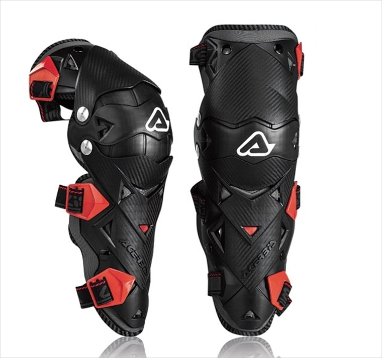 【アチェルビス】IMPACT-EVO 3.0 ニーガード    BLK/RED AC-21608