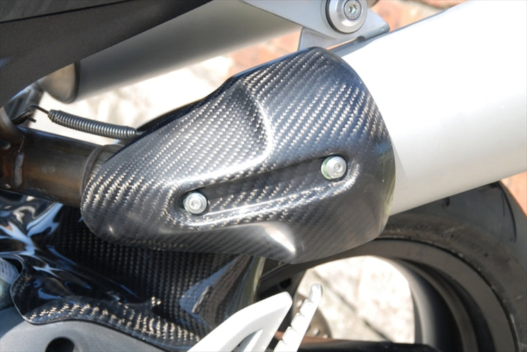 MOTO VELOCE(モトベローチェ)｜マフラーヒートカバー 綾織カーボン ｜D01-6908-640A