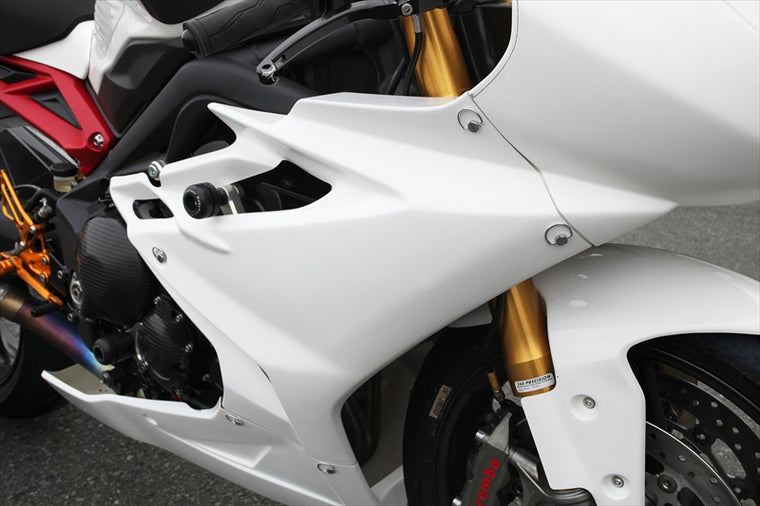 MOTO VELOCE(モトベローチェ)｜サイドカウル 左右セット FRP白 ｜D01-DAYT675-1400