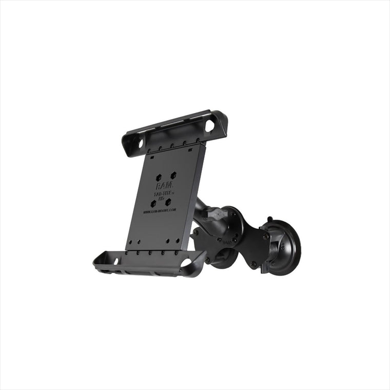 ラムマウント｜タブタイト(iPad1-4世代用)＆ダブルサクションベースセット(標準アーム) 吸盤径83.8mm 1インチボール｜RAM-B-189-TAB3U