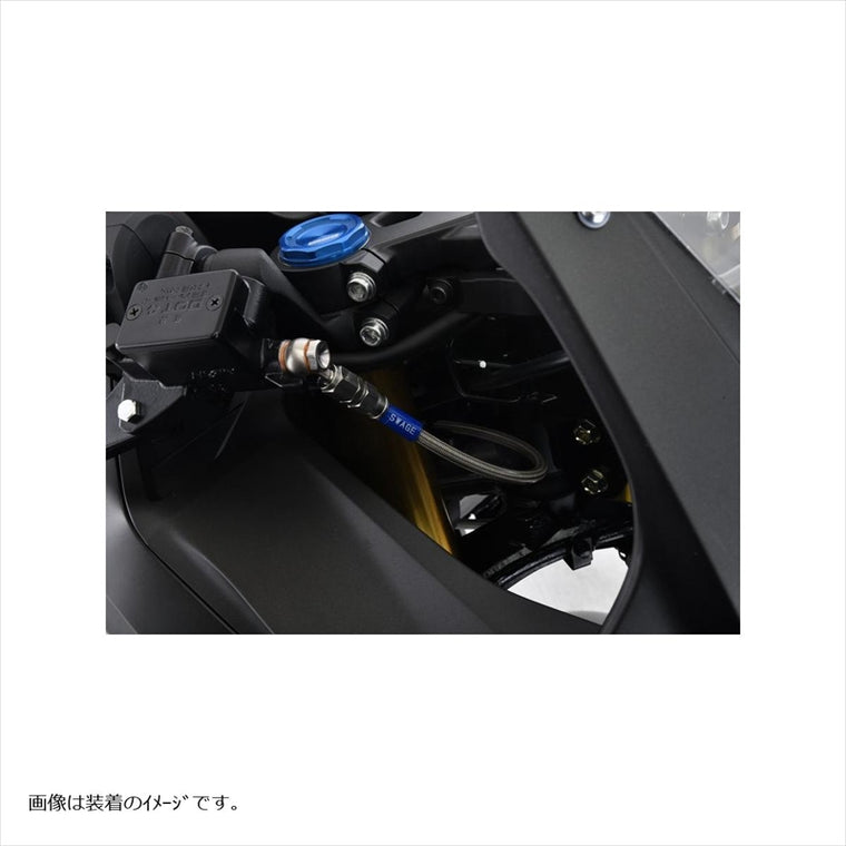 スウェッジラインプロ｜フロントホースキット ステン/BLK ｜STPB0037FS