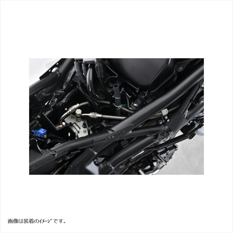 スウェッジラインプロ｜フロントホースキット ステン/BLK ｜STPB0037FS