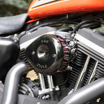 エスアンドエスサイクル | S＆S ステルス エアクリーナーキット ミニティアドロップ グロスブラック スポーツスター 07-22 | 170-0440C