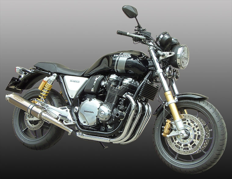 【テックサーフ】ZEEX S/Oデュアル ソリッドチタン    CB1100RS 17- T23-H028-0217