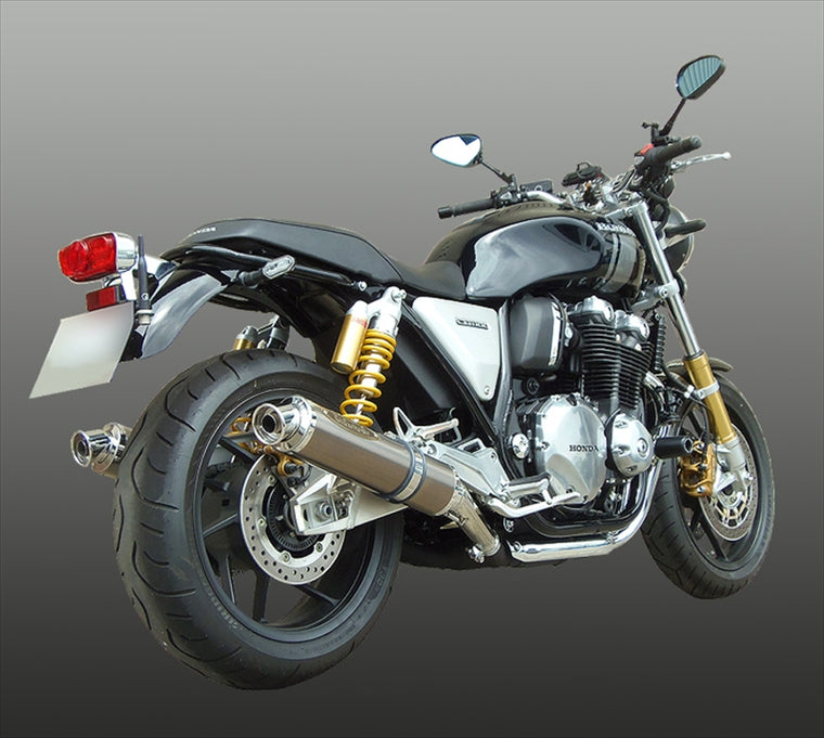 【テックサーフ】ZEEX S/Oデュアル ソリッドチタン    CB1100RS 17- T23-H028-0217