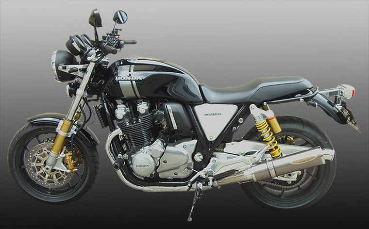 【テックサーフ】ZEEX S/Oデュアル ソリッドチタン    CB1100RS 17- T23-H028-0217