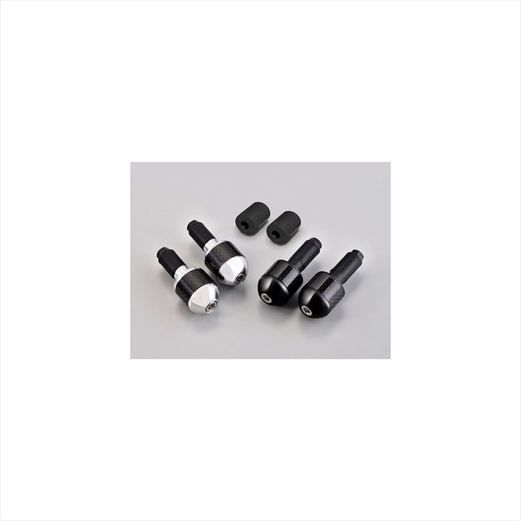 バイクパーツ ハンドル<br>マジカルレーシング バーエンド <br>001-HDBS-600C 4549950860075<br>シルバー・平織り<br>