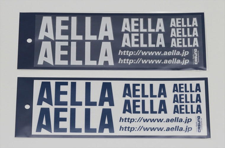 アエラ｜AELLA ステッカーセット 文字色ブルー｜AE-99F01 BLU