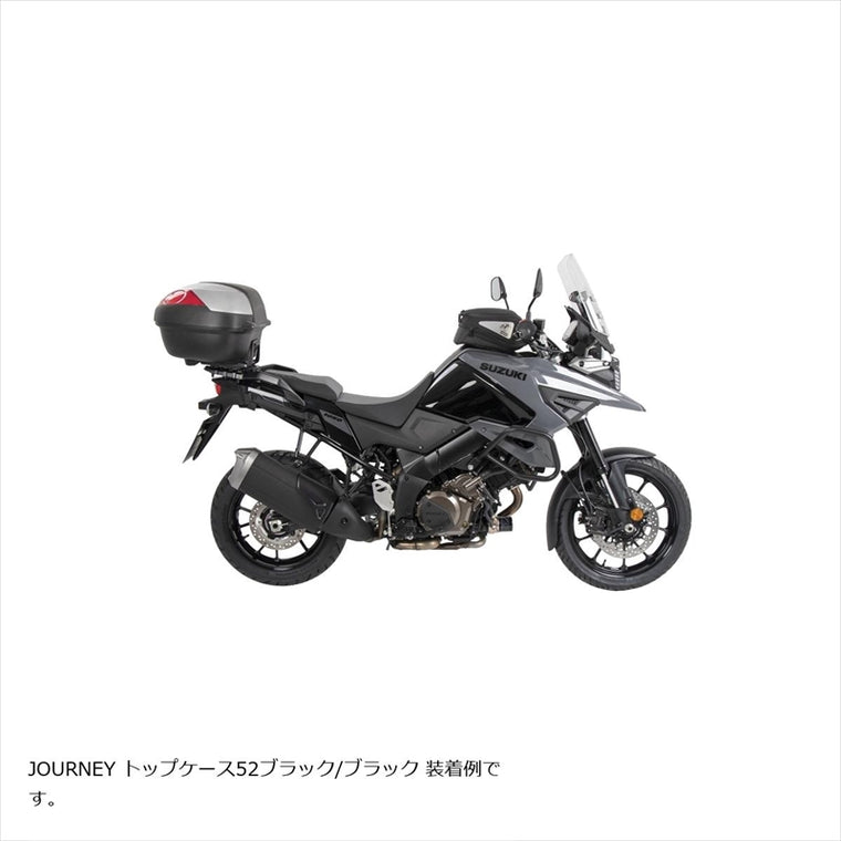 HEPCO&BECKER(ヘプコアンドベッカー) | トップケースキャリア イージーラック ブラック | 6623544 01 01 | V-Strom650/XT ABS 17-25/1000 14-19/1050/XT 20-22