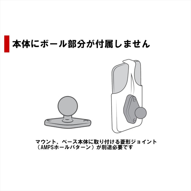 RAM MOUNTS(ラムマウント) | クイックグリップ クレイドルホルダー M  ボール無 | RAM-HOL-PD4U | RAM-HOL-PD4U
