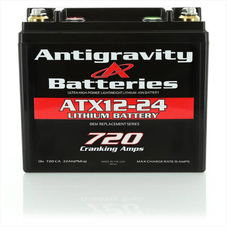 【アンチグラビティバッテリー】リチウムバッテリー 24セル           (YTX12 OEM) 25Ah 720CCA YTX12互換 ANT-YTX12-24L