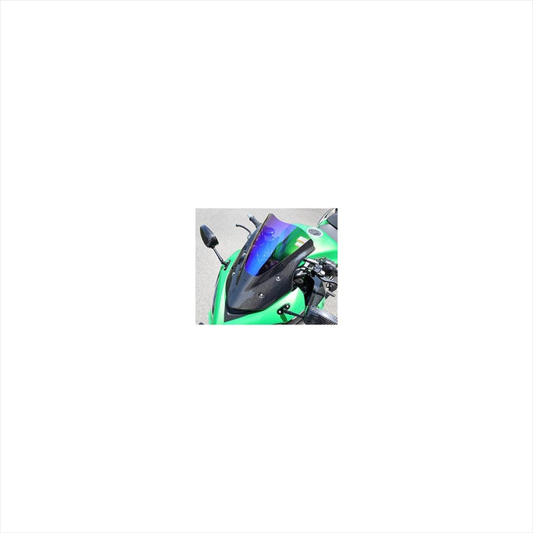 バイクパーツ 外装<br>マジカルレーシング バイザースクリーン 綾織/スーパーコート<br>001-NINJ17-04AS 4550255026165<br>NINJA1000 18<br>