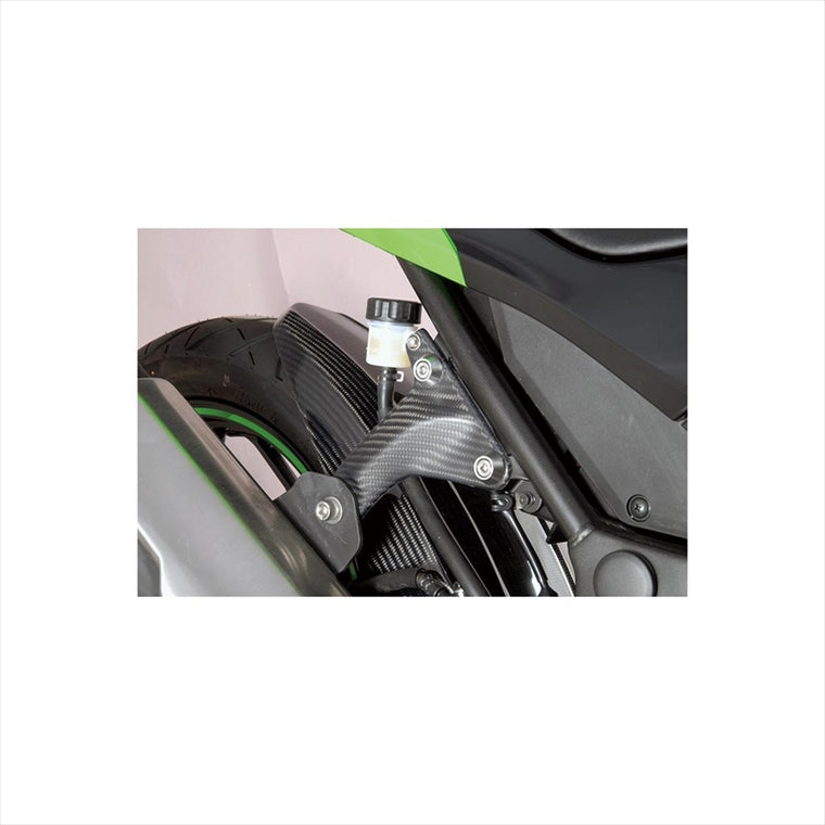 バイクパーツ マフラー<br>マジカルレーシング マフラーステー/平織カーボン <br>001-NINJ13-961C 4550255044619<br>Ninja250 13-17<br>