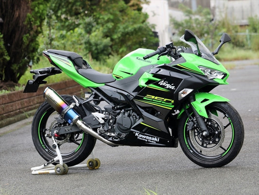 【ダブルアールズ】フルEX SS-OVAL 焼き色タイプ   Ninja250 18-(2BK-EX250P) LB4270JM