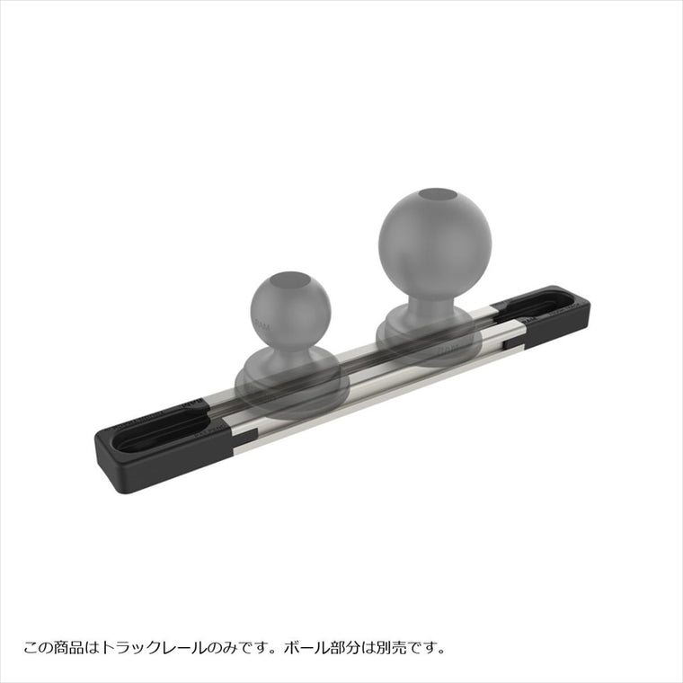 ラムマウント｜タフトラックレール(モジュラー) シルバー 全長20.3cm｜RAM-TRACK-EXA-5U