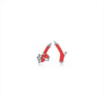 アチェルビス｜X-GRIP フレームプロテクター シルバー/レッド CRF250L/M 13-20｜AC-23405SV/RD