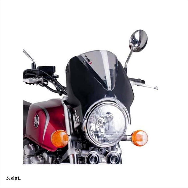 プーチ｜WindshieldVisionスモーク/BLK ｜003NH