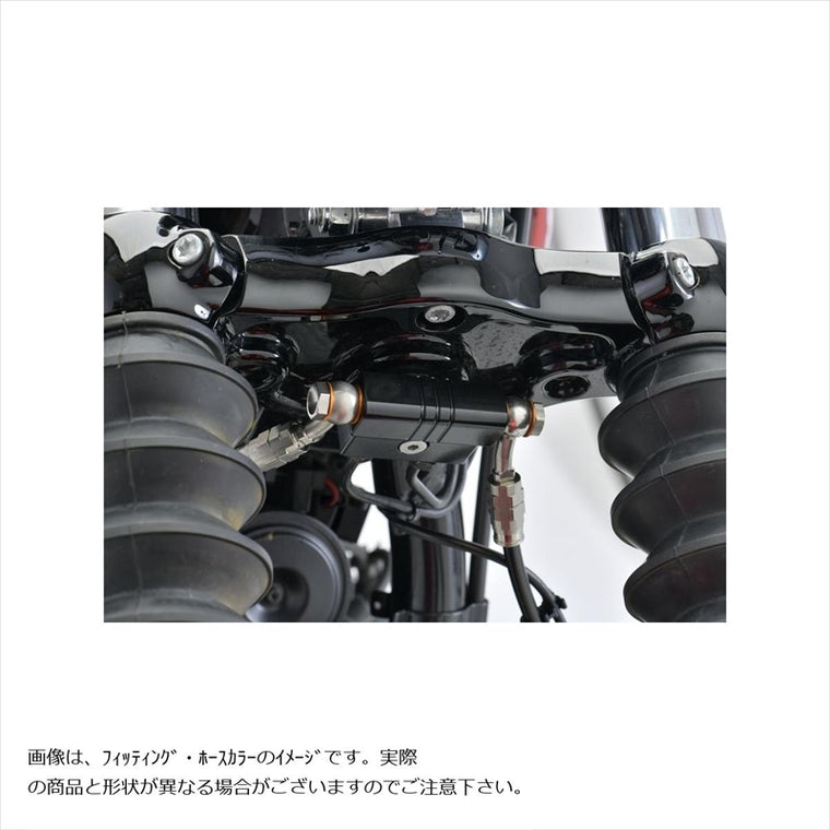 スウェッジラインプロ｜フロントホースキット R＆B/クリア ｜SAP907FS
