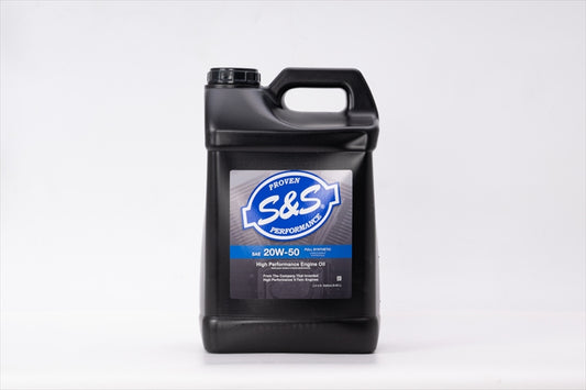 S&S Cycle Inc(エスアンドエスサイクル)|20W50 Full-Synthetic エンジンオイル 2.5ガロン|3601-0408
