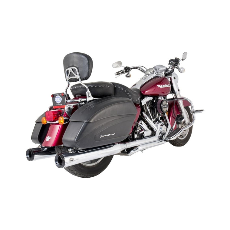 エスアンドエスサイクル | S＆S グランドナショナル スリップオン クローム 4インチ TOURING 95-16 | 550-0689